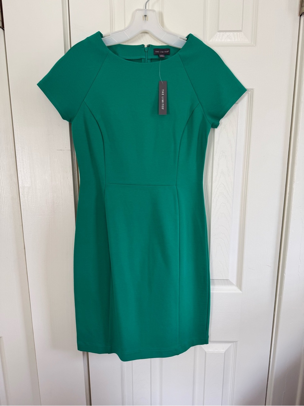The Limited Emerald Green Cap-Sleeve Sheath Dress